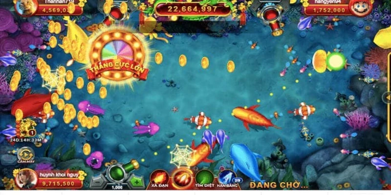 Trải nghiệm game bắn cá tỉ phú đại dương